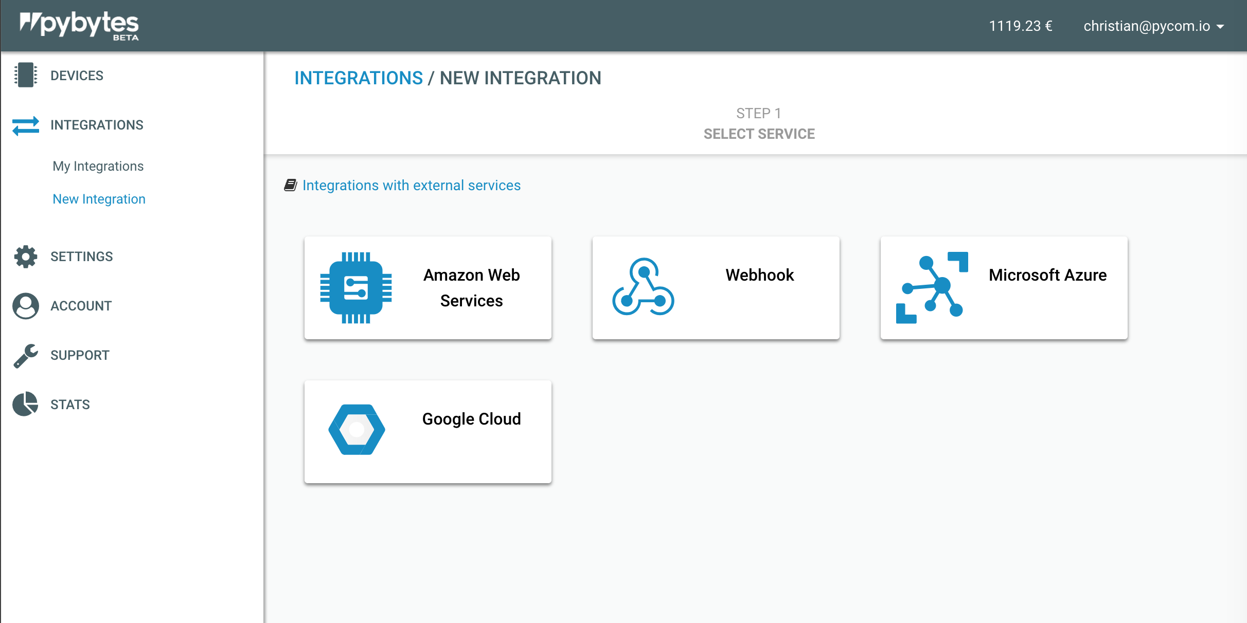 Google Cloud’s selection